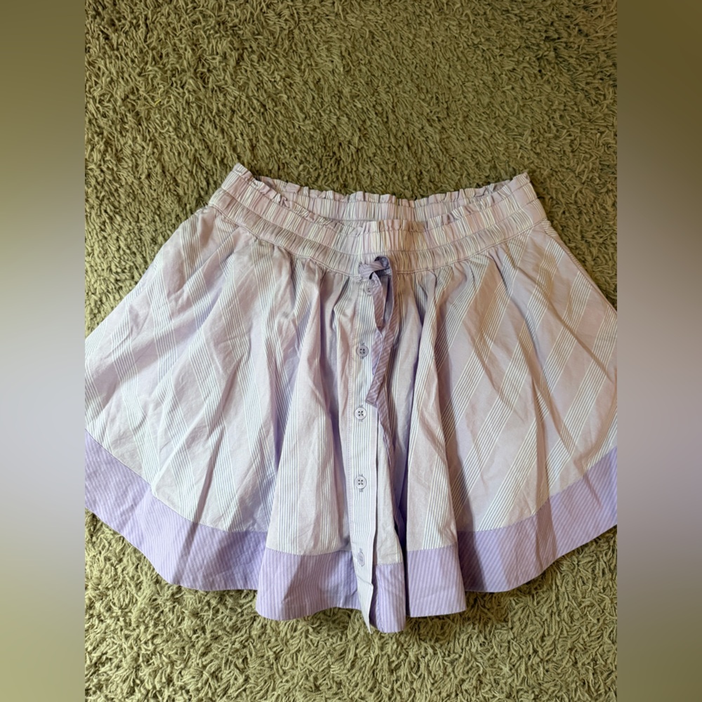 Aerie Light Purple Skirt with built in shorts